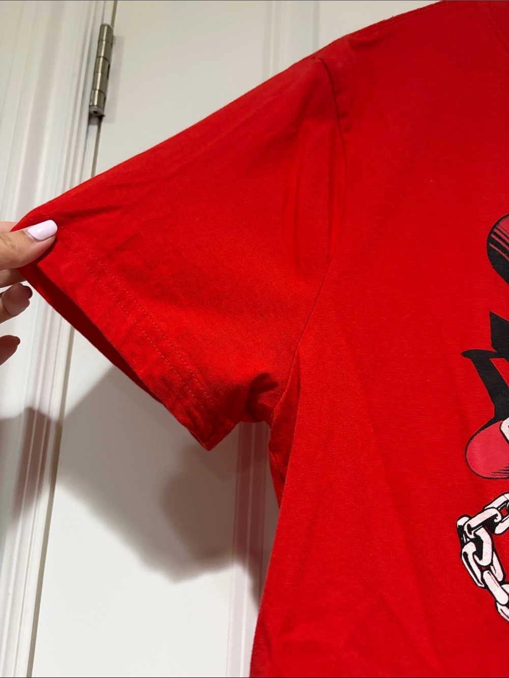 Superman Graphic Crew Neck T-Shirt - Red - Picture 3 of 4